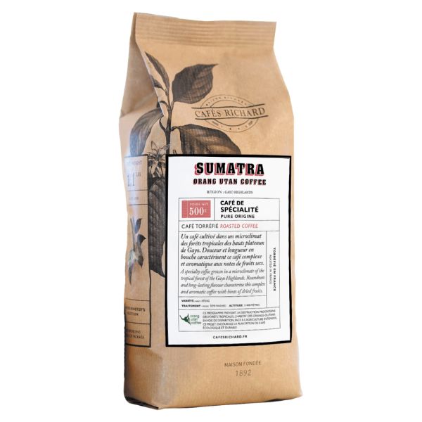 Sumatra café grain
