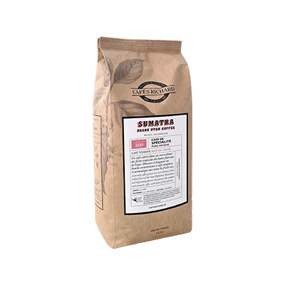 café grain arabica Sumatra 500g
