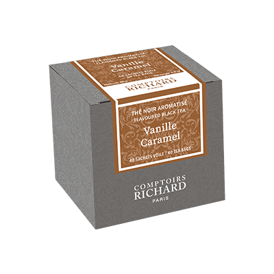 thé noir aromatisé vanille caramel