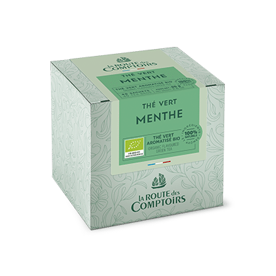 thé vert menthe la route des comptoirs