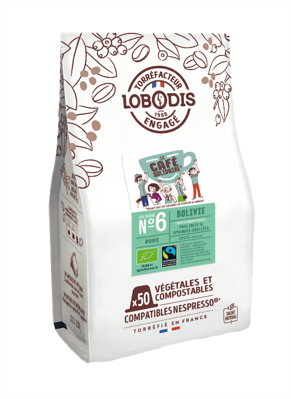 café solidaire numéro 6 Lobodis bolivie capsules compatible nespresso entreprise