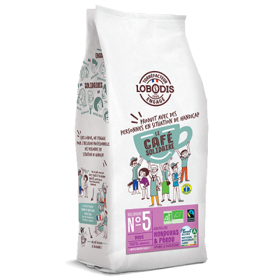 café solidaire lobodis N°5 zéro déforestation Planet score A