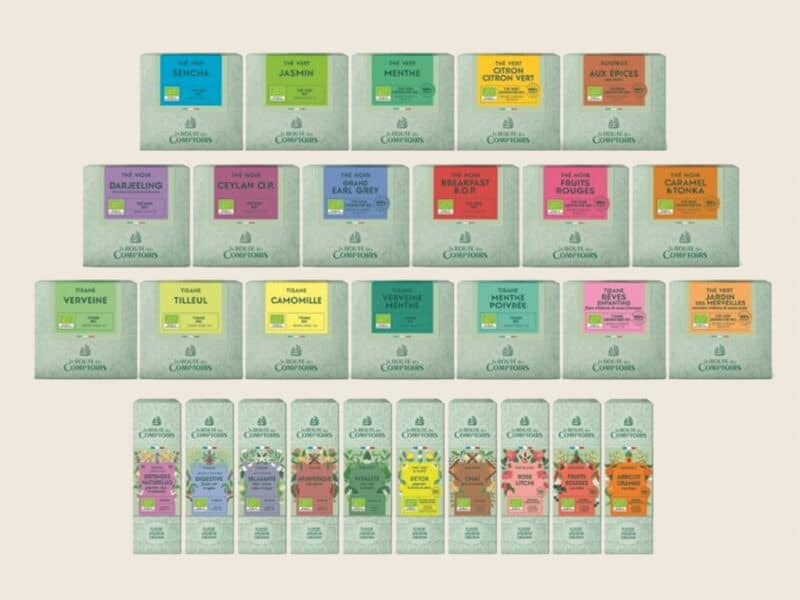 une pause thé de qualité au bureau dans la salle de pause, cafeteria. Du thé et tisane BIO