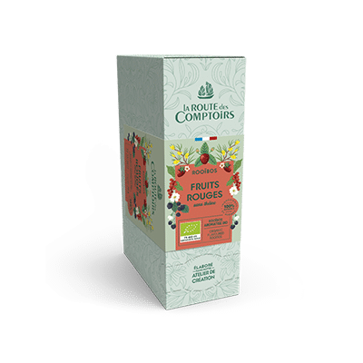 la route des comptoirs thé et tisane pour le bureau, entreprise, salle de pause cafeteria