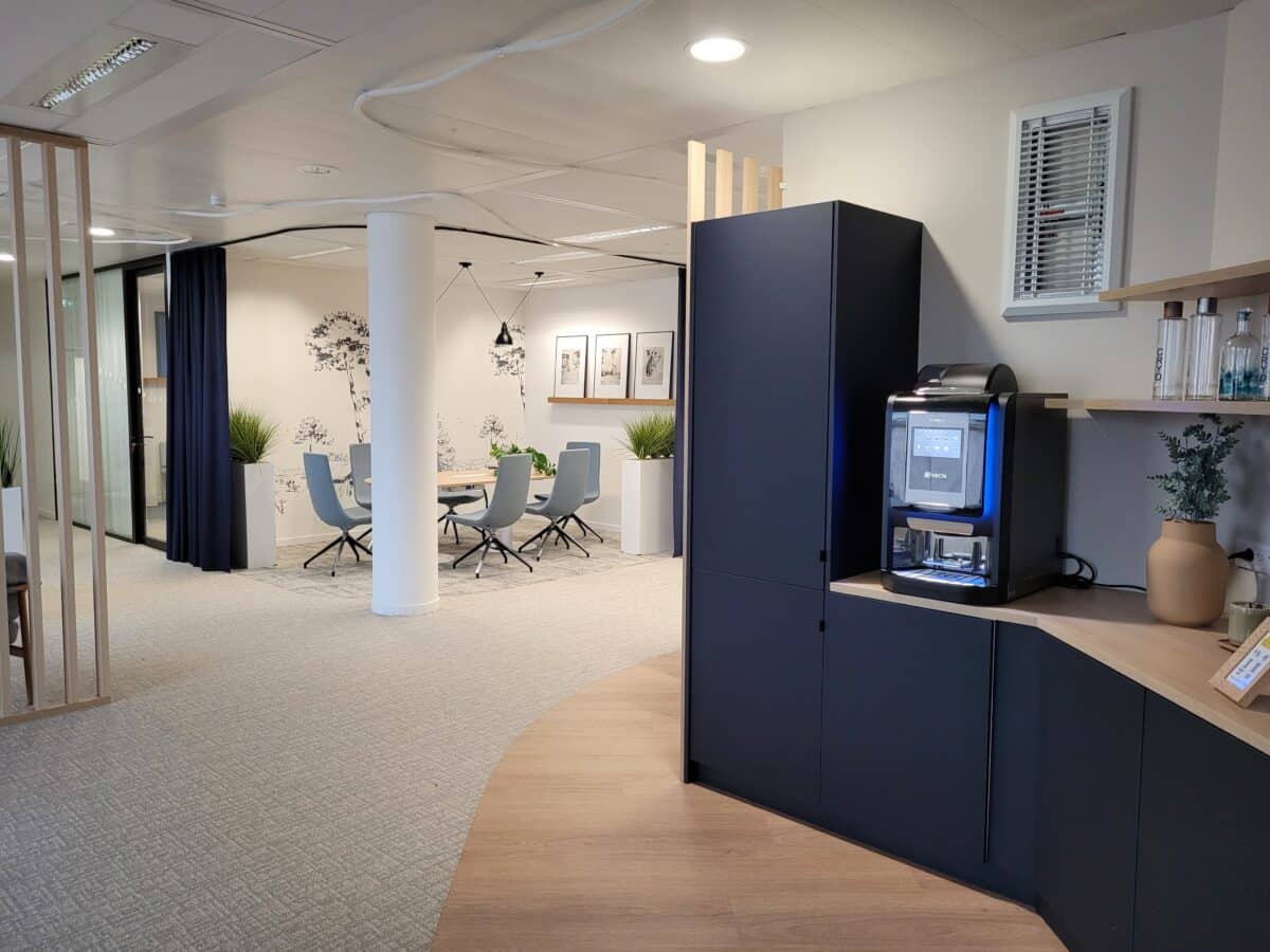ambiance café entreprise