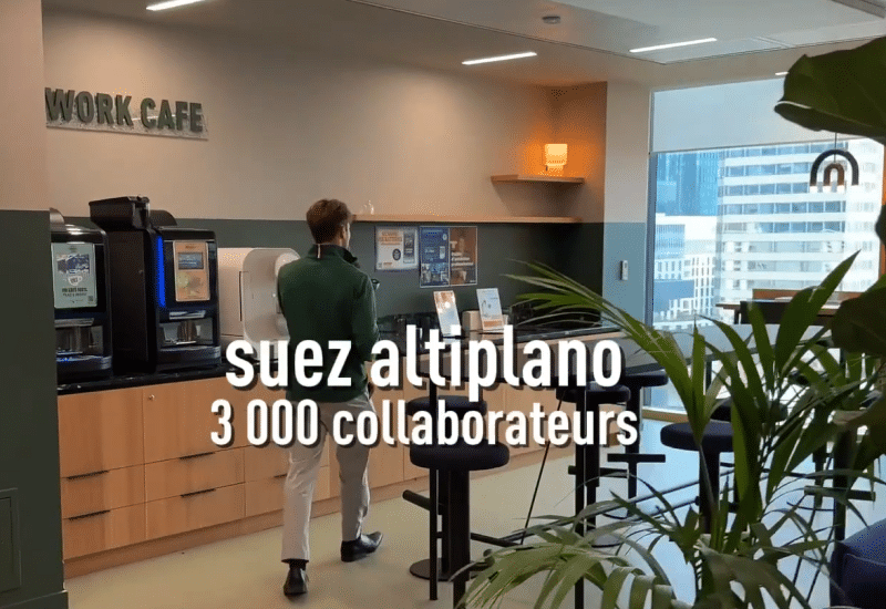 meilleur service aux collaborateur trophée de l'IDET Cafés Richard et SUEZ